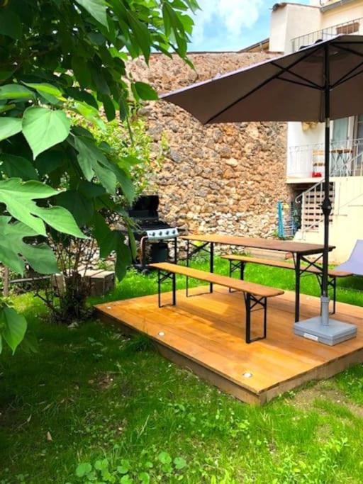 Joli T2 Jardin, Entre Mer/Verdon Салерн Екстериор снимка
